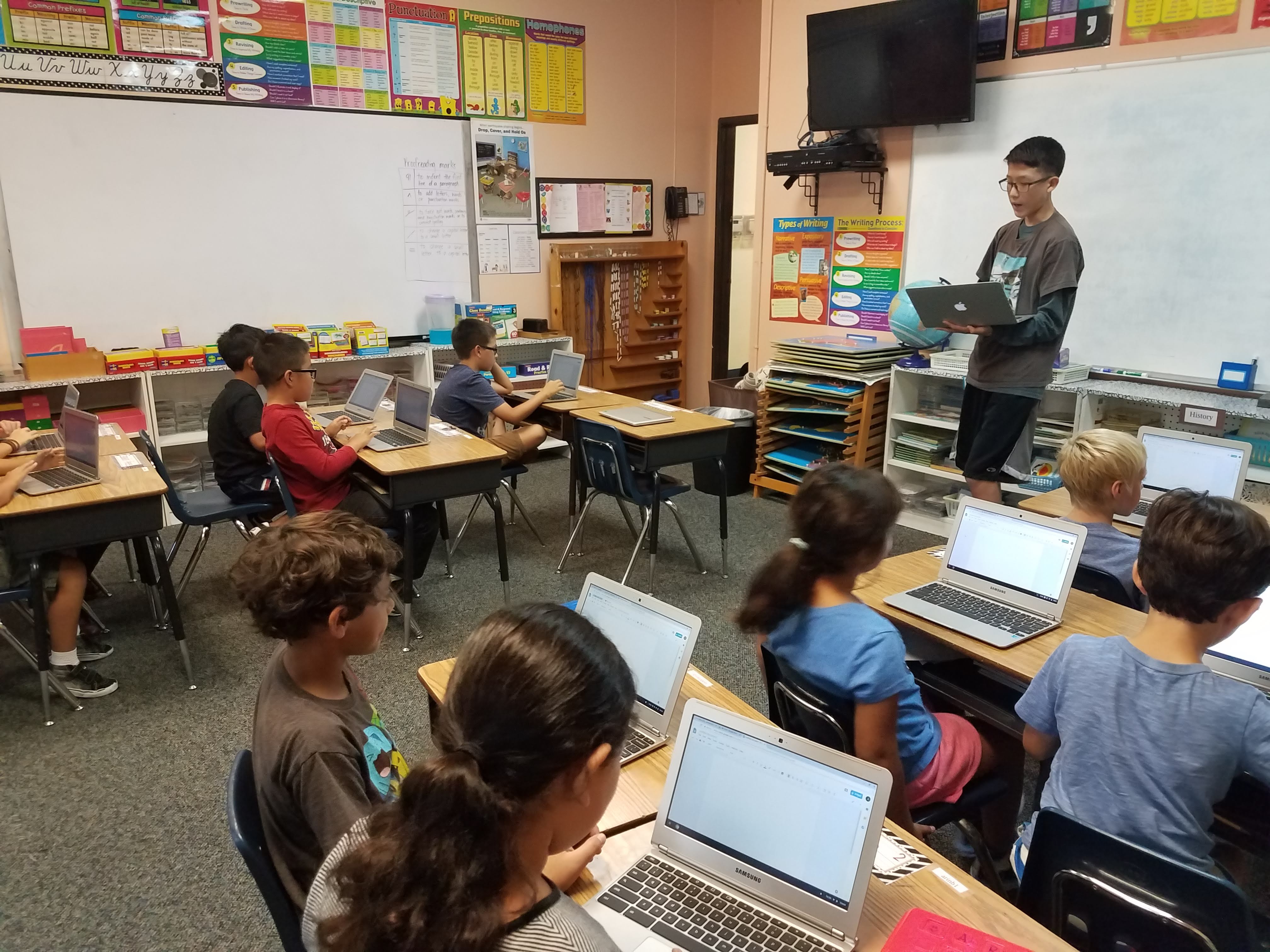 Teaching G Suite at Local Elementary School